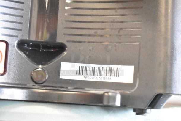 Flavia Creation 300 coffee brewer, 120V, commercial-grade, metal, countertop design. Barcode visible: 18000587013956.