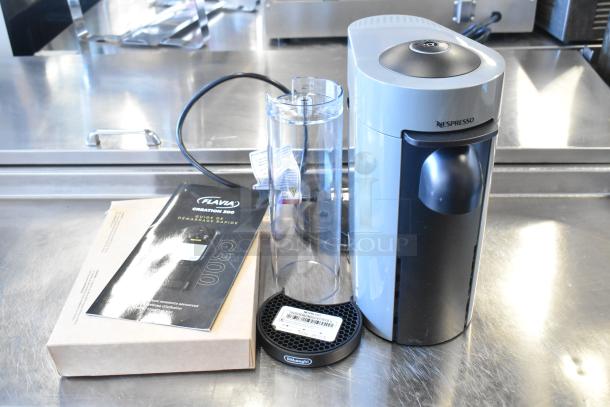 DeLonghi ENV150GY Nespresso VertuoPlus coffee machine, 120V, single cup, includes drip tray and manual, excellent condition.