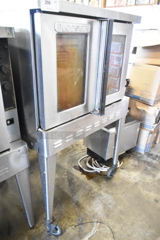 Blodgett Zephaire 200 Stainless Steel Commercial Full Size Convection Oven w/ View Through Doors, Metal Oven Racks, Thermostatic Controls and Metal Legs on Commercial Casters. - Item #1226914