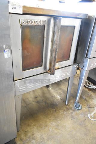 Blodgett Zephaire Stainless Steel Commercial Full Size Convection Oven w/ View Through Doors, Metal Oven Racks, Thermostatic Controls and Metal Legs on Commercial Casters. - Item #1226915