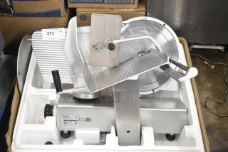 Bizerba SE 12 US Stainless Steel Commercial Countertop Meat Slicer. 120 Volts, 1 Phase. - Item #1226931
