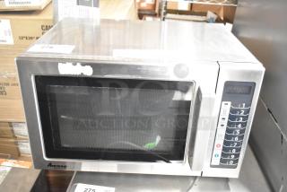 Amana RCS10TS Stainless Steel Commercial Countertop Microwave Oven. 120 Volts, 1 Phase. - Item #1226934