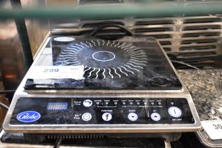 2022 Globe IR1800 Metal Countertop Electric Powered Single Burner Induction Range. 120 Volts, 1 Phase. - Item #1226957
