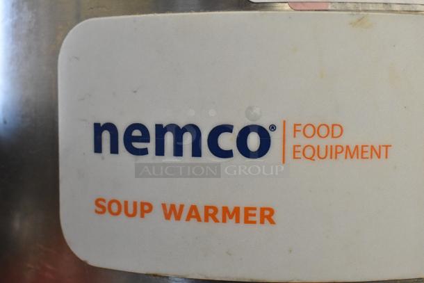 2022 Nemco 6100A stainless steel soup kettle warmer, 120V, 1 phase. Visible label: "Nemco Food Equipment Soup Warmer".