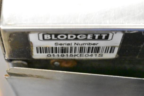 Blodgett Hydrovection Helix convection oven, stainless steel, 208V, 3-phase, with view-through doors, metal racks. Serial: 011915KE041S.