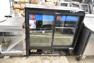 2017 True GDM-41SL-48-HC-LD Metal Commercial 2 Door Reach In Cooler Merchandiser w/ Poly Coated Racks. 115 Volts, 1 Phase. - Item #1226977