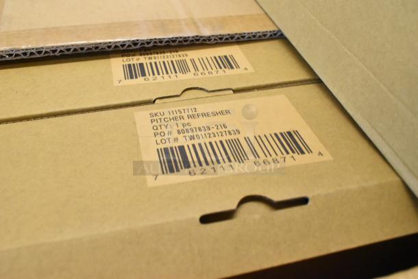 Box of 11 new Pitcher Refreshers with barcode, SKU 11157112, PO# 80897839-216, Lot# TW01123127839.
