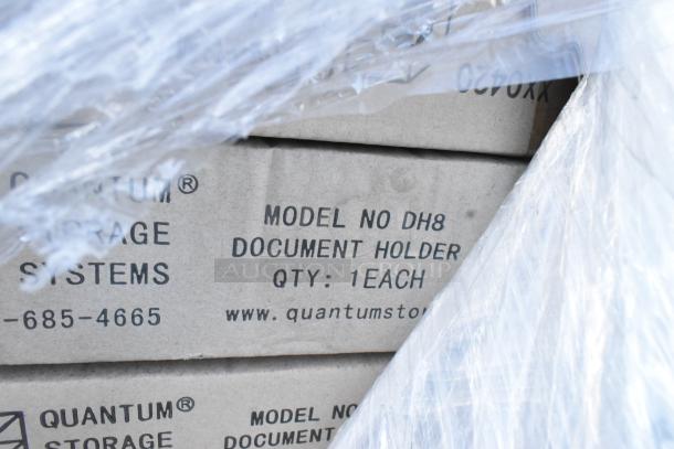 Quantum Storage Systems® DH8 Chrome Document Holder, 12-3/8x2x8-5/8 in, new, labeled box, 1 per box.