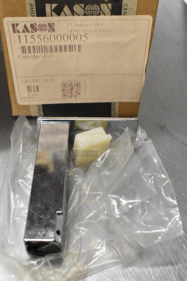 Brand new Kason hex foot and door hinge, scratch and dent items. Includes original packaging with identifying label.