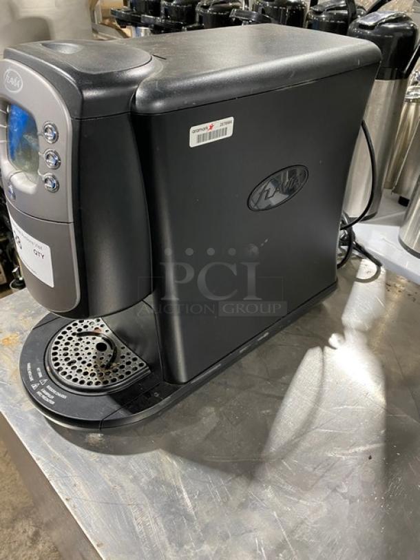 Mars Drinks Flavia Creation400TM coffee machine, black, electric, single serve, 120V, compact, commercial, good condition.