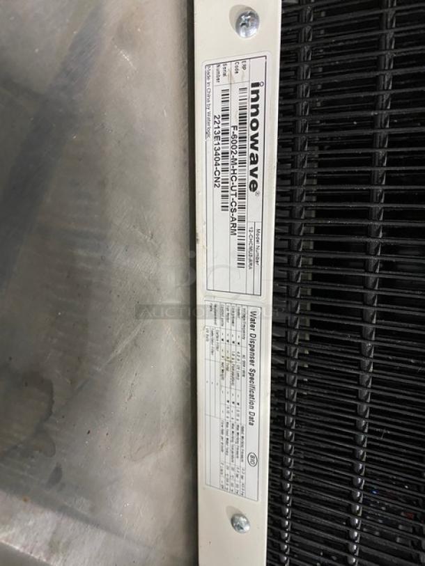 Aramark electric countertop water cooler/heater, Model 12CHCMU3ARA, SN: 2213E13404-CN2, Energy Star certified, 120V.