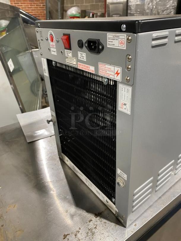 Aramark commercial electric countertop water cooler/heater, model 12CHCMU3ARA. Energy Star certified, 120V, with visible rear vent and control panel.