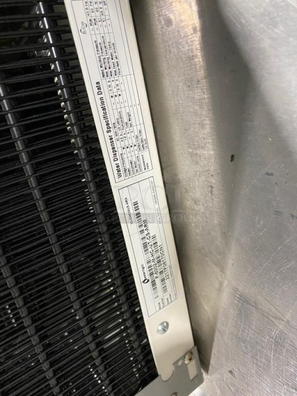 Aramark electric countertop water cooler/heater, model 12-CHCMU3-ARA, SN: 2213E13404-CN2, 120V, Energy Star certified.