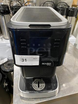 Mars Drinks 2016 Flavia Creation Series single-serve coffee machine, electric-powered, commercial use, with visible label.