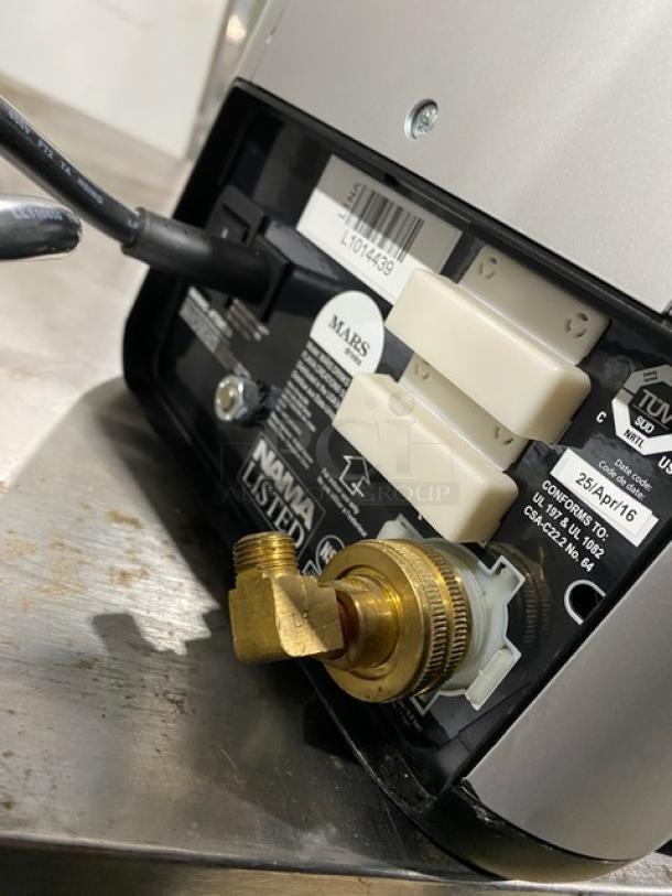 Mars Drinks Flavia Creation Series coffee machine, 2016 model, compact single-serve, commercial use, back view with connectors.