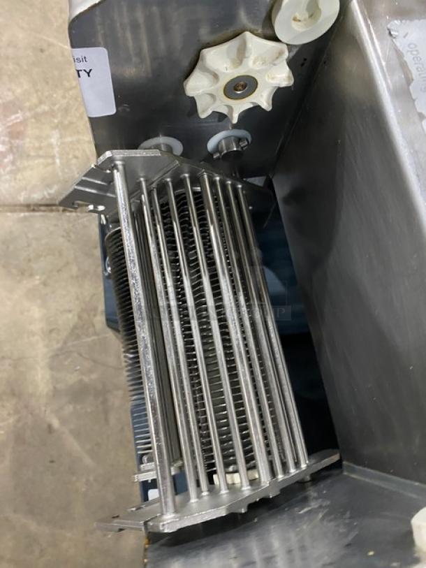 Bizerba S111 electric meat tenderizer, 120V, commercial-grade, stainless steel blades, excellent condition.