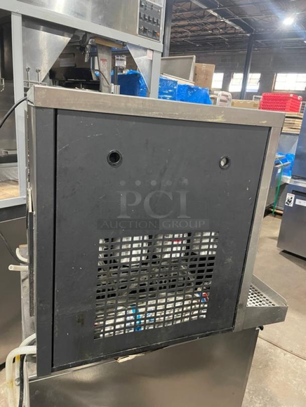 Vero Commercial Stainless Steel Electric Water Dispenser with drip tray, used condition, features durable construction.