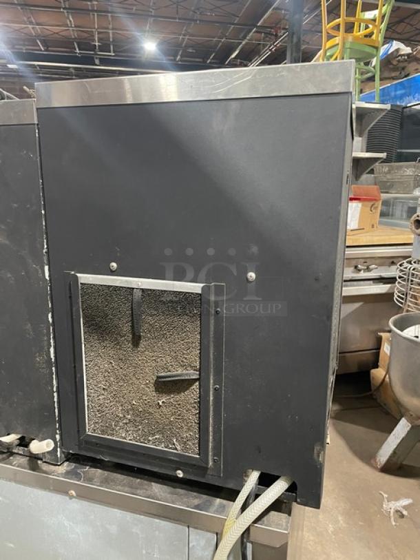 Vero commercial countertop water dispensing system in stainless steel with electric power and drip tray. Good condition.