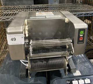 Bizerba S111 electric meat tenderizer, countertop model, stainless steel, SN 11093353, 120V 1 Phase, used condition.