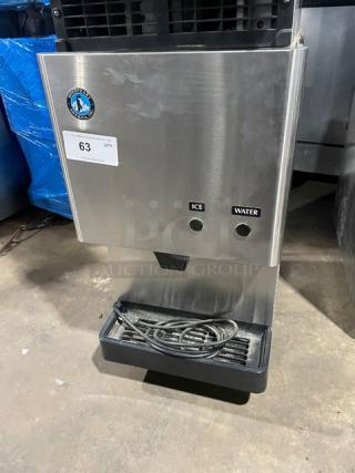 Hoshizaki Commercial Stainless Steel Electric Powered Countertop Ice Making Machine/Water Dispenser! With Drip Tray! Model: DCM-270BAH SN: G34373K! 115-120V 1 Phase! On Legs! - Item #1225677