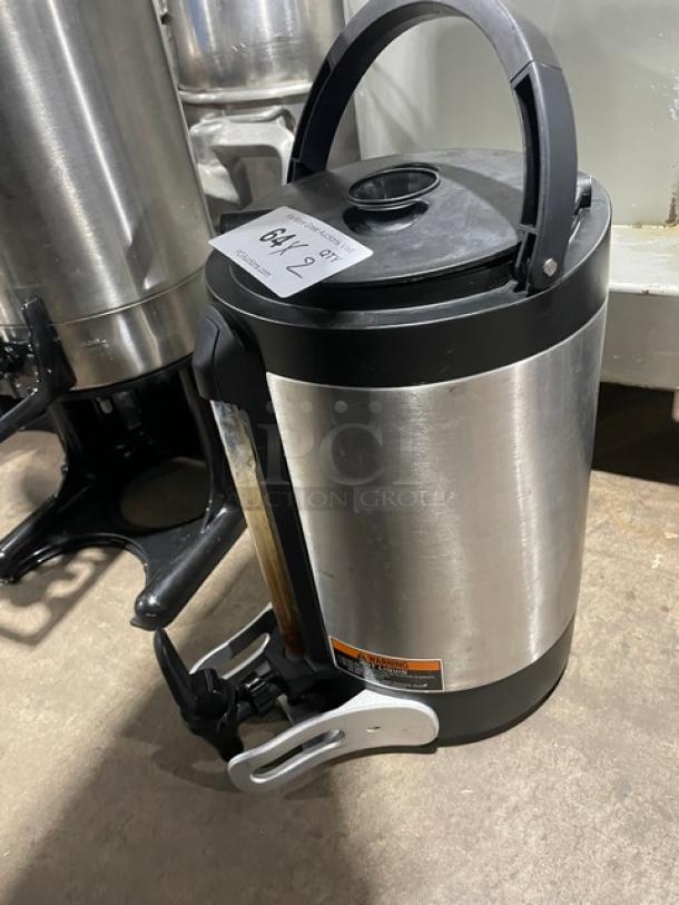 Bunn Soft Heat Series commercial stainless steel insulated coffee server, Model SHSERVER, SN TS00584152.