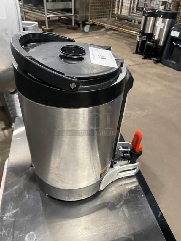 Bunn SHSERVER 1.5-Gal. Stainless Steel Coffee Server, commercial use, decaf style, insulated, serial TS00584151.