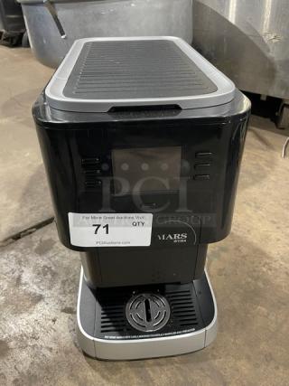 Mars! 2025! Late Model! Commercial Black Electric Powered Countertop Automatic Coffee Machine! With Drip Tray! - Item #1225685