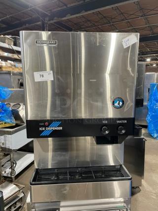 Hoshizaki Commercial Stainless Steel Electric Powered Air-Cooled Countertop Ice Making/Water Dispensing Machine! With Drip Tray! Model: DCM-500BAF SN: J00513D! 115-120V 1 Phase! - Item #1225692