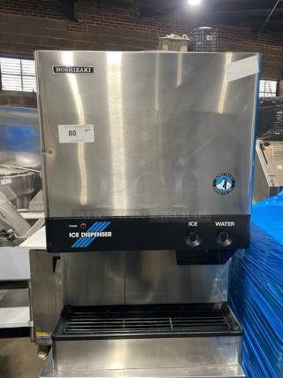 Hoshizaki Commercial Stainless Steel Electric Powered Air-Cooled Countertop Ice Making/Water Dispensing Machine! With Drip Tray! Model: DCM-500BAF SN: P05253M! 115-120V 1 Phase! - Item #1225694