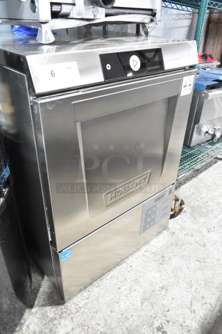 BRAND NEW 2025 Hobart LXNH stainless steel commercial undercounter dishwasher; high temp, 120/208-240V, 1 phase, scratch and dent.