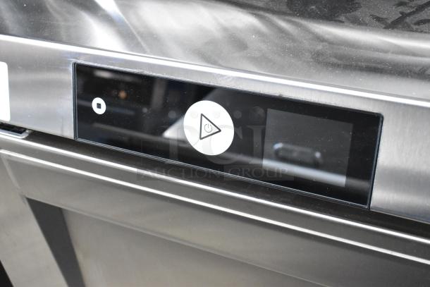 Hobart LXNH stainless steel undercounter dishwasher, new, scratch and dent condition, high-temp, 120/208-240V, 1 phase.