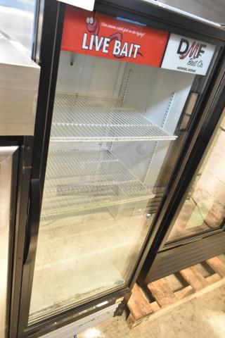 2019 True GDM-12-HC Metal Commercial Single Door Reach In Cooler Merchandiser w/ Poly Coated Racks. 115 Volts, 1 Phase. - Item #1225699