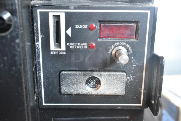 Royal Vendors RCVDE7 vending machine coin interface, cash acceptor, and sold-out indicator.