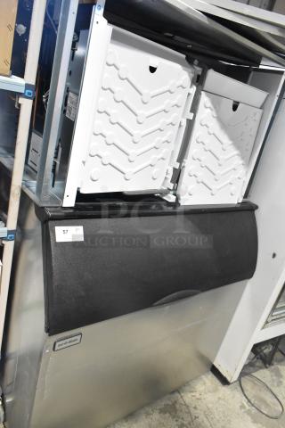 2023 Ice-O-Matic CIM1446HR6 Stainless Steel Commercial Ice Head on Commercial Ice Bin. 208-230 Volts, 1 Phase. - Item #1225709