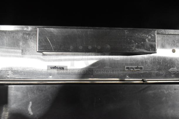 2020 Automatic Bar Controls JT-NITCOM-L Nitro Dispenser, stainless steel, 115V, 1 phase, labels read "Nitrogen" and "Nitrogen Pre-Filter".