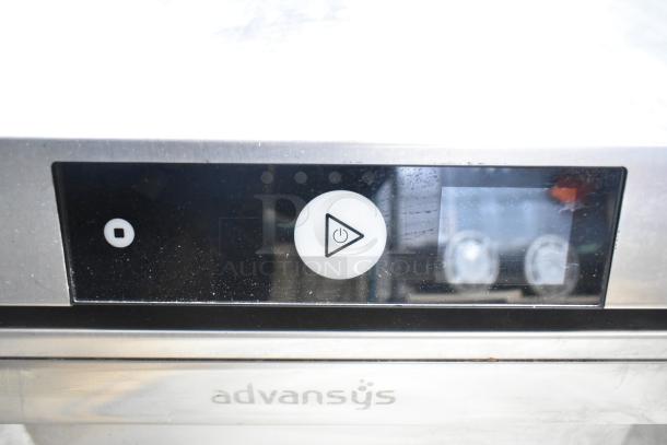 2024 Hobart LXNR stainless steel commercial dishwasher, Advansys control panel, 120/208-240V, 1 phase, undercounter design.