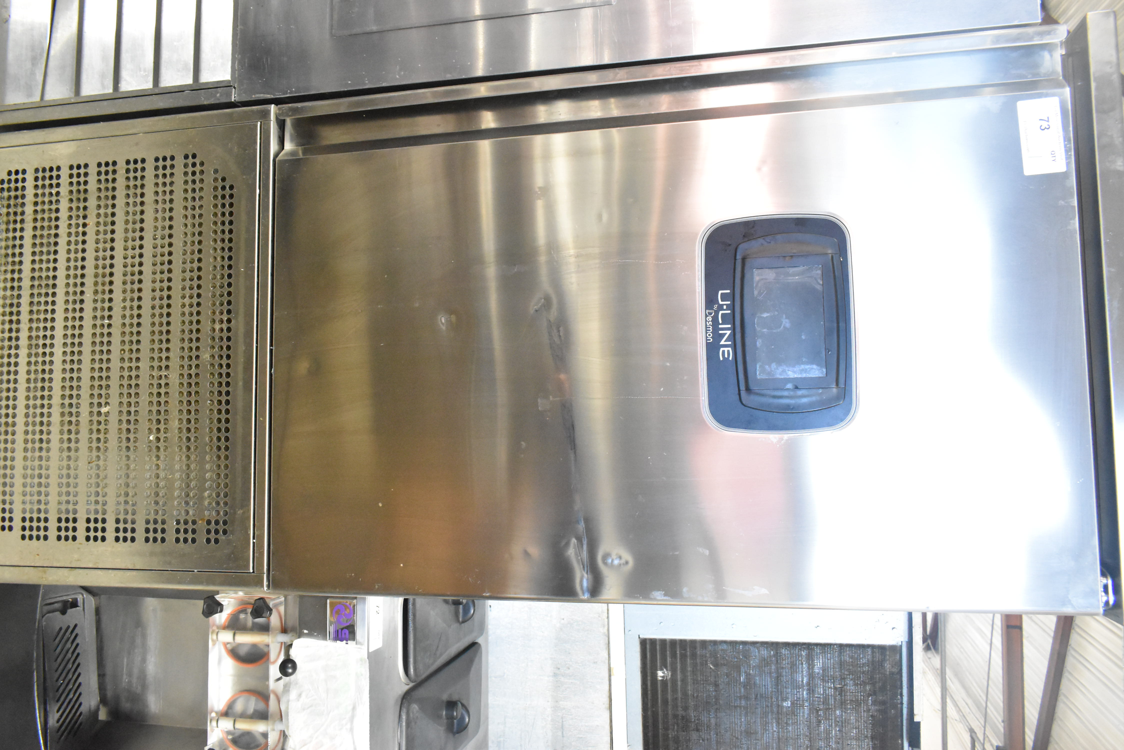 Desmon GBF-15+ETL reach-in blast chiller with probes - standard configuration for commercial operations