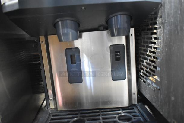 2018 Scotsman HID312A-1A stainless steel countertop ice and water dispenser, 12 lb. bin, 115V, 1 phase, Meridian® series.