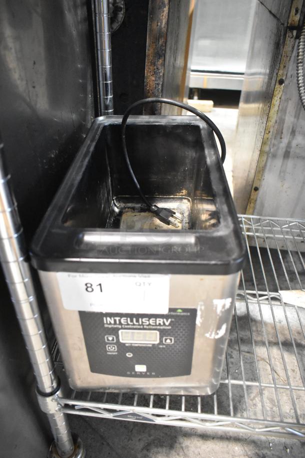 Server IS-1/3 Intelliserv stainless steel food warmer, 6 Qt., countertop model, 120V, 1 Phase, used condition, item tag 81.