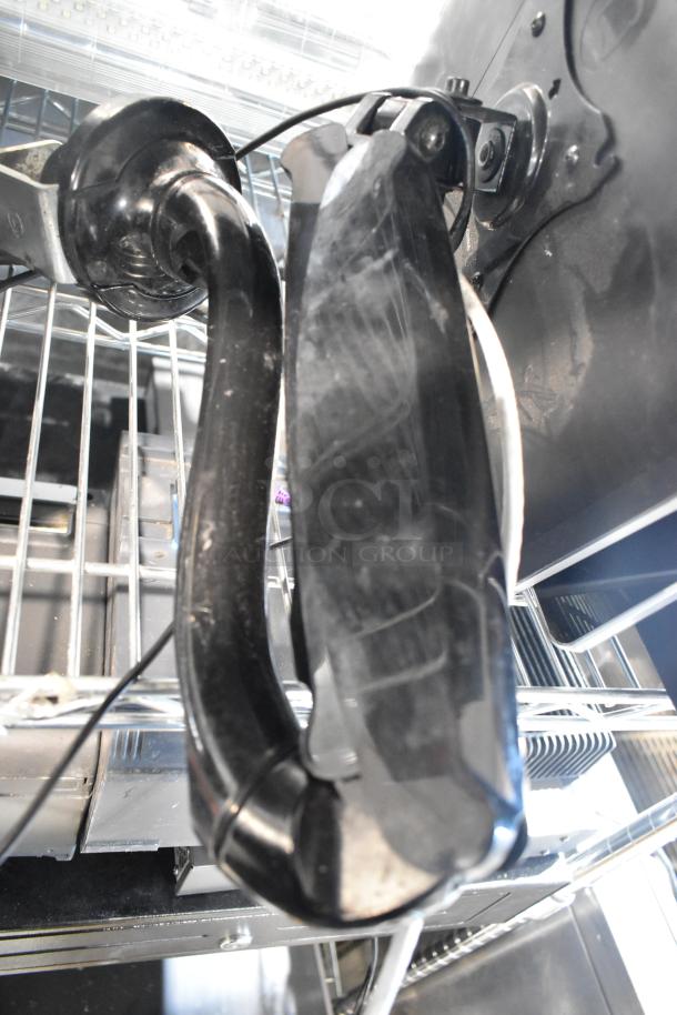 Auction includes various electronic items such as Toast POS monitors, Elo POS monitor, and Samsung S22D300HY monitor.