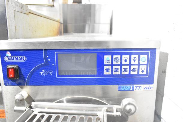 2017 Valmar EASY 3 TTi AIR stainless steel commercial batch freezer, air-cooled, countertop, 208-230V, 1 phase.