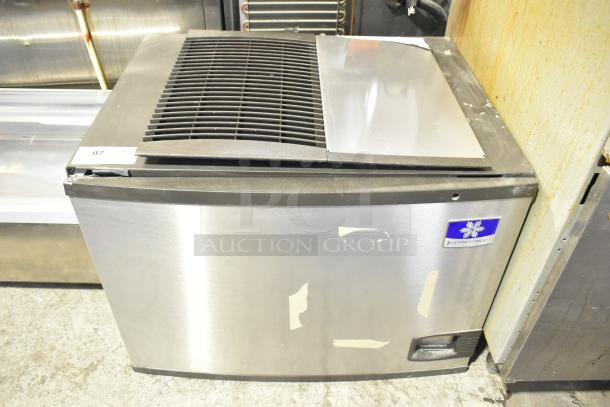 2018 Manitowoc IYT0450W-161 stainless steel ice machine, 470 lb capacity, good condition, visible logo and model label.