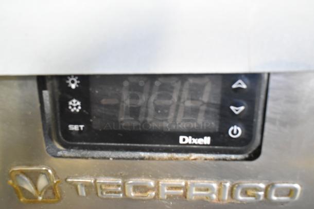Tecfrigo Microgel 4 gelato display with digital control panel. Stainless steel. 230 Volts, 1 phase. Dixell display.