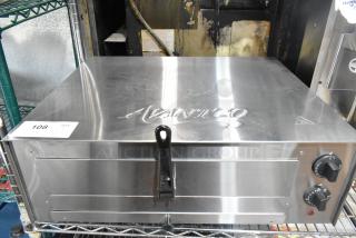 BRAND NEW SCRATCH AND DENT! Avantco 177CPO16TS Stainless Steel Commercial Countertop Pizza / Snack Oven with Adjustable Thermostatic Control. 120 Volts, 1 Phase. - Item #1225764