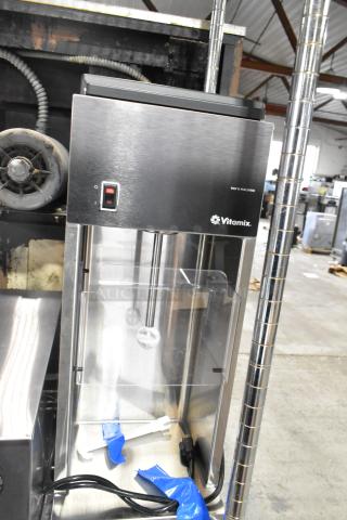 BRAND NEW SCRATCH AND DENT! 2025 VitaMix VM0800 570 Stianless Steel Mix'n Mixer Countertop Frozen Dessert Mixer with Permanent Soft Ice Cream Agitator. 115 Volts, 1 Phase. - Item #1225765