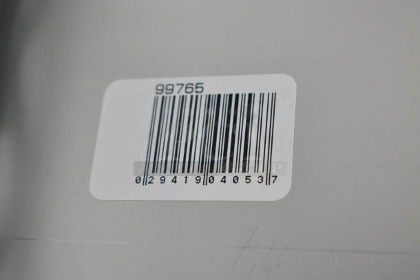 Two brand new Vollrath 99765 6 3/8" deep full-size stainless steel steam table spillage pans, scratch and dent condition.