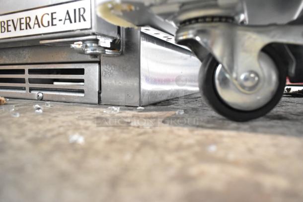 Brand new Excellence HB-7HCD-CHB display cabinet with dual temperature, 7.4 cu. ft., 115V, 1 Phase, visible scratch and dent.