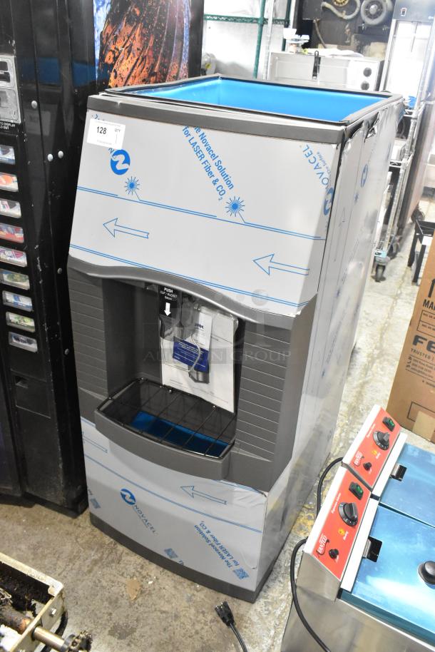 2025 Manitowoc SPA162-161 touchless hotel ice dispenser, 120 lb capacity, 115V, 1 phase, new scratch and dent condition.