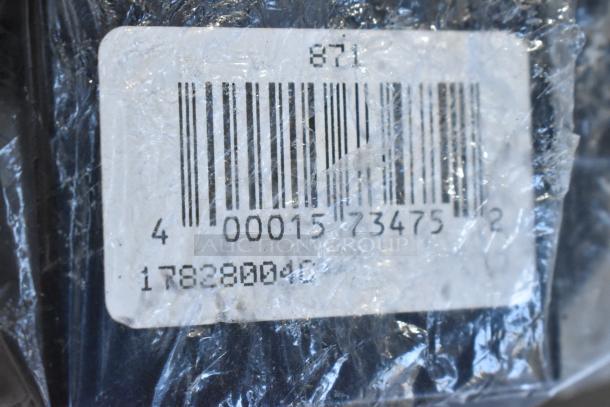 Pack of 6 brand new scratch and dent items including 17828004C compressor cover. Barcode and item code visible on packaging.