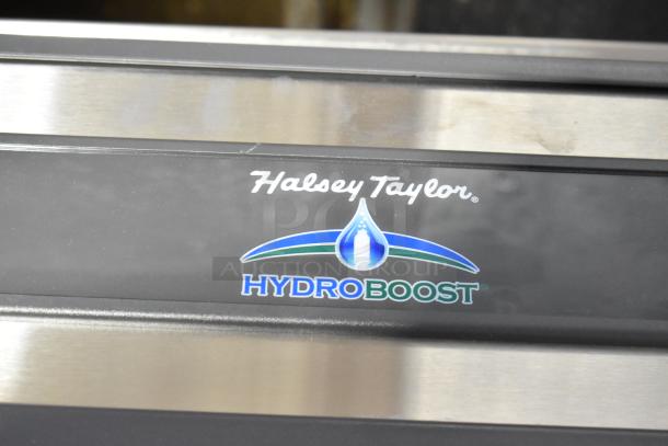 Brand new Elkay HAC-HB-NF-1C water bottle filling attachment. Metal, commercial-grade with some scratches and dents.